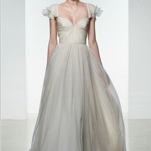 Amsale Georgia Wedding dress size 6 in Blush